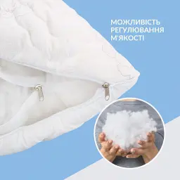 Подушка Ideia Air Dream Classic Троянди чохол на блискавці 40х60 см біла (8-11756*001) - мініатюра 5