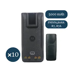 Батарея для рації Motorola PMNN4808A R7, R7A (5000 mAh) type-c 10 шт Premium - мініатюра 2