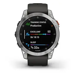 Смарт-годинник Garmin Epix Gen 2 Standard Edition 47 мм Slate Steel with Graphite Band 010-02582-00/01 [70947] - мініатюра 12