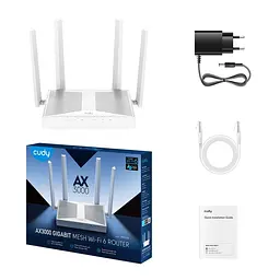 WiFi 6 Mesh-маршрутизатор Cudy WR3000E дводіапазонний гігабітний AX3000 (73-00674) - мініатюра 3