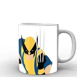 Кухоль GeekLand Росомаха Wolverine мінімалізм WR.02.011 330 мл білий - мініатюра 3