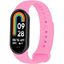 Ремінець для фітнес-браслета Lemfo для Xiaomi Mi Band 8 і 9 рожевий