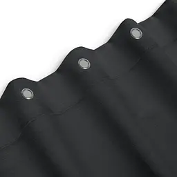 Шторка для душу та ванної Cosas з кільцями 180х180 beluga, графіт (ShowerCurtains_15Beluga_DUK_180x180_Hook) - мініатюра 5
