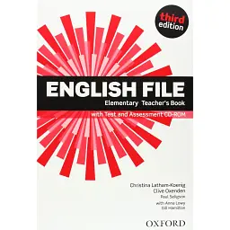 English File. Elementary. Teacher's Book with Test and Assessment CD-ROM - Клайв Оксенден