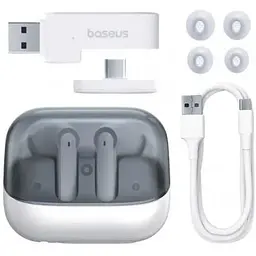 Бездротові навушники Baseus AeQur G10 TWS білі A00055400221-00 - мініатюра 6