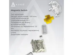 Клавіатура Ajazz AK680 MAX White-Dark Blue (AK680-M-BWD-A) - мініатюра 7