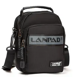 Тканинна чоловіча сумка Lanpad 15х21х8 см 000302379