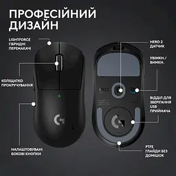 Мышь Logitech Pro X Superlight 2 SE Black (910-007554, 910-007553) - миниатюра 6