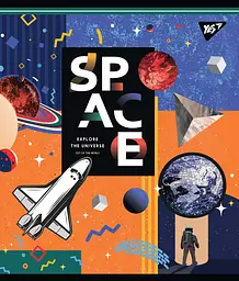Набір зошитів Yes Space abstract А5 в клітинку 18 аркушів 10 шт. (765195) - мініатюра 5