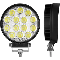 LED фара Brevia Flood Ближнє світло 10-30V 42W (14x3W) 2800Lm Алюмінієвий корпус IP68 (10651RFX1)