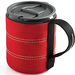 Горнятко GSI Outdoors з неопреновим захистом Infinity Backpacker Mug Червоний (1099-75281)