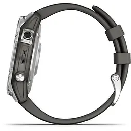 Смарт-годинник Garmin Fenix 7 Standard Edition Silver with Graphite Band (010-02540-00/01) Б/В [164431] - мініатюра 5