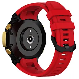 Силіконовий ремінець Primolux для смарт годинника Xiaomi Amazfit T-Rex 2 (A2169/A2170) Red - мініатюра 2