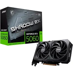 Відеокарта MSI GeForce RTX 5060 8G SHADOW 2X OC [G5060-8S2C] EU [140468]