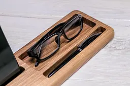 Тримач із дерева на робочий стіл ecoWalnut - мініатюра 4