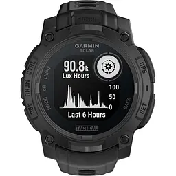 Смарт-годинник Garmin Instinct 3 Solar 45mm Tactical Edition Black with Black Band (010-02934-50) [137249] - мініатюра 8