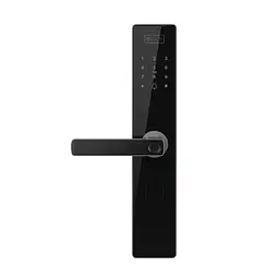 Замок біометричний автономний Trinix TRL-8808WFV Black L/R з WiFi, розпізнаванням облич, зчитувачем відбитків пальців і карт Mifare (65-00090) - мініатюра 3
