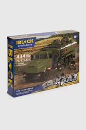 Конструктор iBlock Армія КрАЗ Бензовоз PL-921-461 Різнокольоровий (2000990278739)