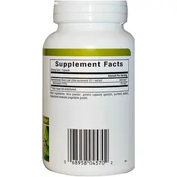 Листя оливи Natural Factors 500 мг 90 капсул - мініатюра 2