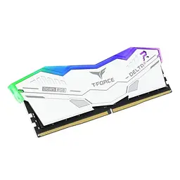 Пам'ять 16Gb x 2 (32Gb Kit) DDR5, 6000 MHz, T-Force Delta RGB, White Team teh0023989 - мініатюра 4