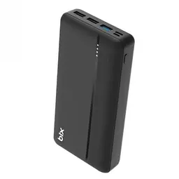 Power Bank Портативний Акумулятор Bix 30000 mAh 3x USB 22,5 Вт Чорний (PB302)