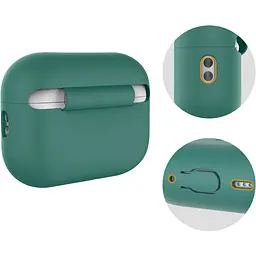 Чохол AhaStyle Colorful Silicone Case для AirPods Pro 2 Midnight Green [CP-187-2-C-PG] [133839] - мініатюра 3