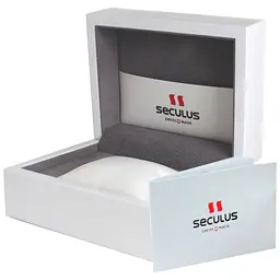 Наручний годинник Seculus 1690.5.706 black-rose, ss w/stones, blk strap - мініатюра 2