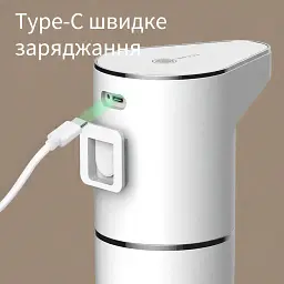 Дозатор для рідкого мила Soap Dispense сенсорний 380 мл Білий (00425) - мініатюра 5