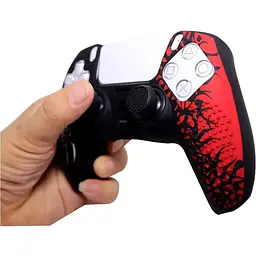Чохол на геймпад Silicone Case для Sony DualSense Spider-Man + Touch Pad Sticker [118242] - мініатюра 4