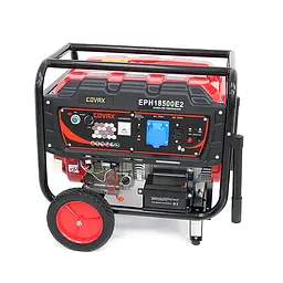 Генератор бензиновий COVAX EPH18500E2, 9.0kW, однофазний 220V, 50Hz, DC12V, 20HP, Electric Starter, tank 25L, 705x560x570mm, 88kg - мініатюра 4