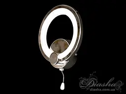 Бра приліжкове LED Diasha 8022/1HR, 17W, хром, 21 см, IP20, 935 лм, сучасний стиль - мініатюра 3