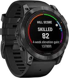 Смарт-годинник Garmin Fenix 7X Pro Solar Slate Grey w. Black Band (010-02778-00/01) - мініатюра 3