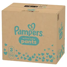 Підгузки-трусики Pampers Active Baby Pants Розмір 3 (6-11 кг) 210 шт. - мініатюра 2