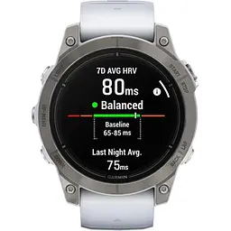 Смарт-годинник Garmin Epix Pro Gen 2 Sapphire 47 mm Titanium w. Whitestone Band (010-02803-20/21) - мініатюра 8