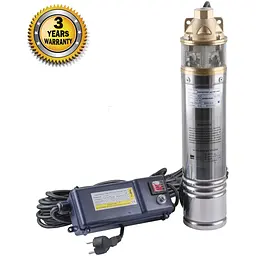 Насос свердловинний вихровий Optima 4SKm100 PRIME 0.75кВт + кабель 20м+пульт - мініатюра 2