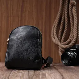 Невелика жіноча сумка через плече на два відділення з екошкіри Vintage 13х18х4 см sum0026975 - мініатюра 10