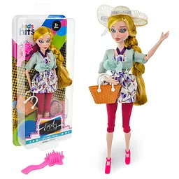 Шарнірна колекційна лялька Kids hits Emily Grace Stylish Girls з аксесуарами (KH24/008)