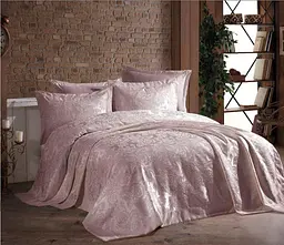 Покривало з наволочками Gul Pudra 240 x 260 см Gardines pbe0051055 - мініатюра 1