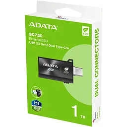 Накопичувач SSD USB 3.2 1TB SC730 ADATA (SC730-1T-CACTI) - мініатюра 7