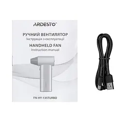 Вентилятор ручной портативный ARDESTO HANDHELD FNHY135 Fan Turbo - мініатюра 4