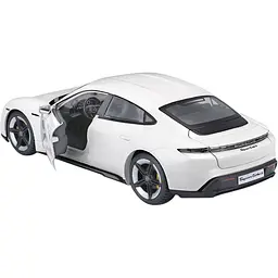 Автомодель Bburago Porsche Taycan Turbo S 1:24 White (18-21098) [119112] - мініатюра 2