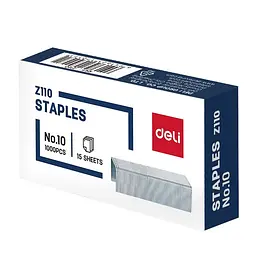Скоби для степлерів №10 Deli EZ110, 1000 шт.