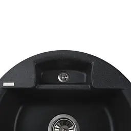 Гранітна мийка Globus Lux Guron графіт 480 мм А0001, Графит - мініатюра 3
