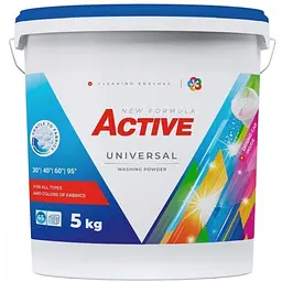 Пральний порошок універсальний Active Universal відро 5 кг