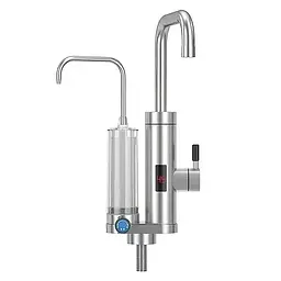 Проточний водонагрівач 2в1 Multifunctional heating cleaning faucet / Кран електричний проточний з LCD-диспеєм ZSW-D02 - мініатюра 6