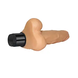 Реалістичний вібратор Lovetoy Real Feel 20 см тілесний - мініатюра 3