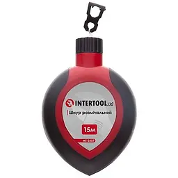 Шнур розмітний будівельний Intertool 15 м MT-2507