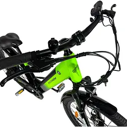 Електровелосипед E-Titan Volt 2024 Black/Green [27ETJA-004978] [130993] - мініатюра 2