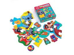 Гра розвиваюча VLADI TOYS "Тварини" пазли картонні VT1722-27 - мініатюра 2
