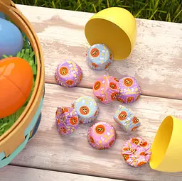 Шоколадні цукерки Reese's Peanut Butter Cups Miniatures with Spring Sprinkles 263г - мініатюра 4